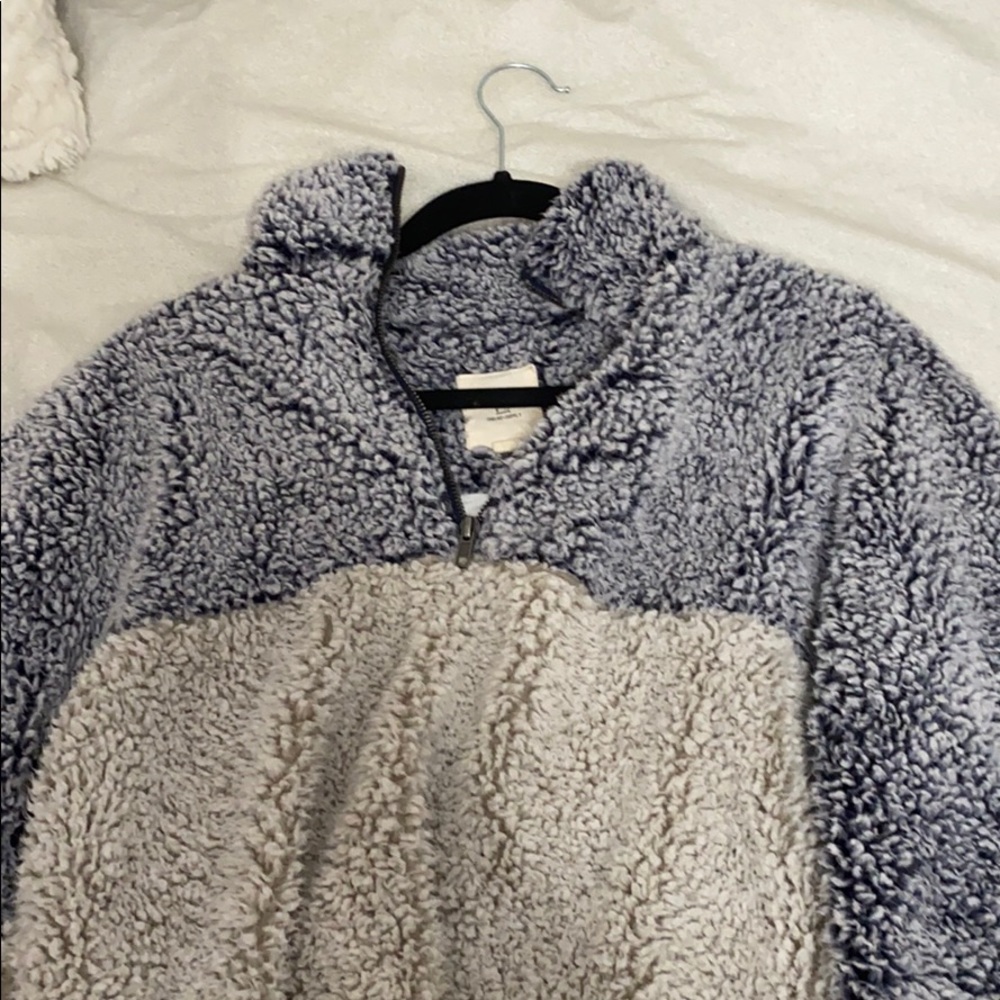 sherpa blue/white